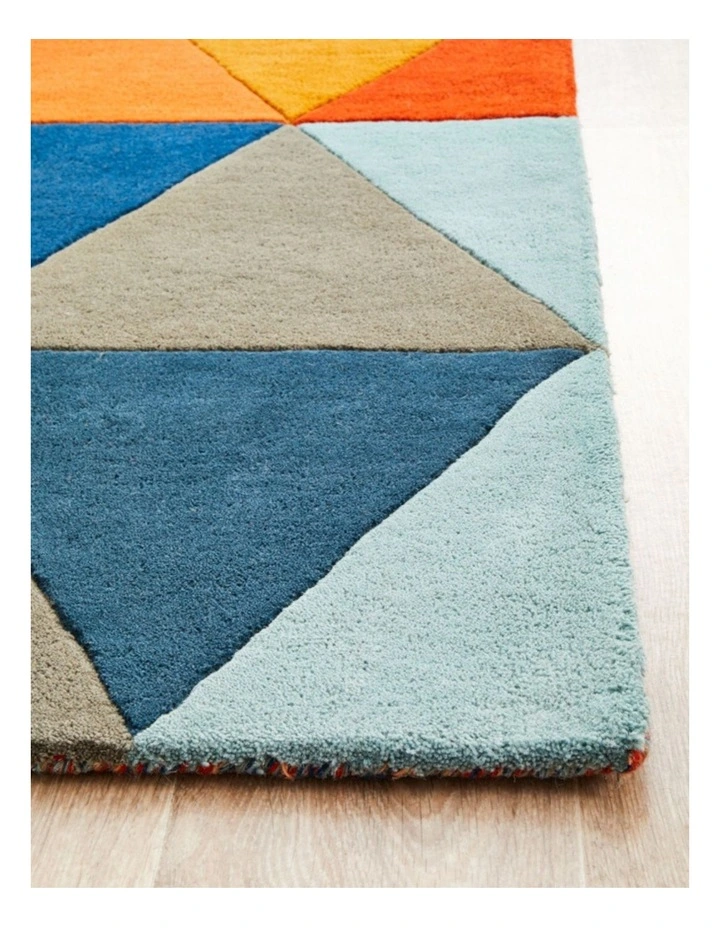 Matrix Pure Wool Runner Rug 905 in Multi image 4