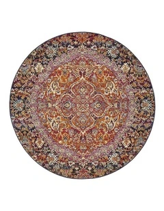 Museum Preston Round Rug in Multi