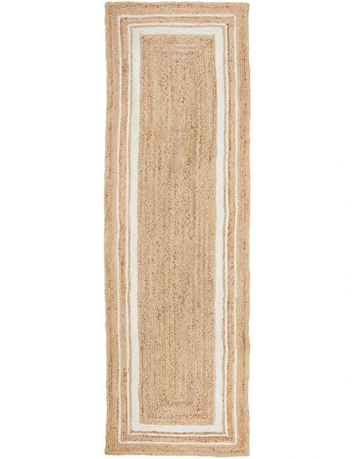 Noosa Runner Rug 111 in Natural image 1
