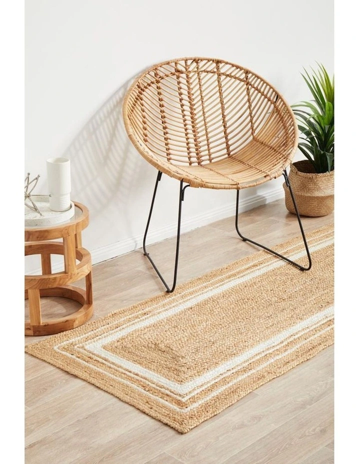 Noosa Runner Rug 111 in Natural image 3