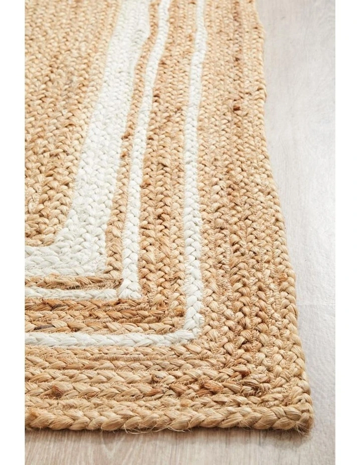Noosa Runner Rug 111 in Natural image 6