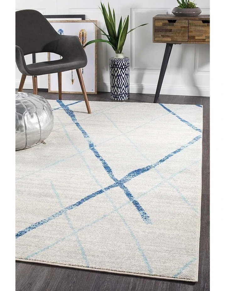 Rug Culture 28kg Oasis Noah Contemporary Rug In White image 6
