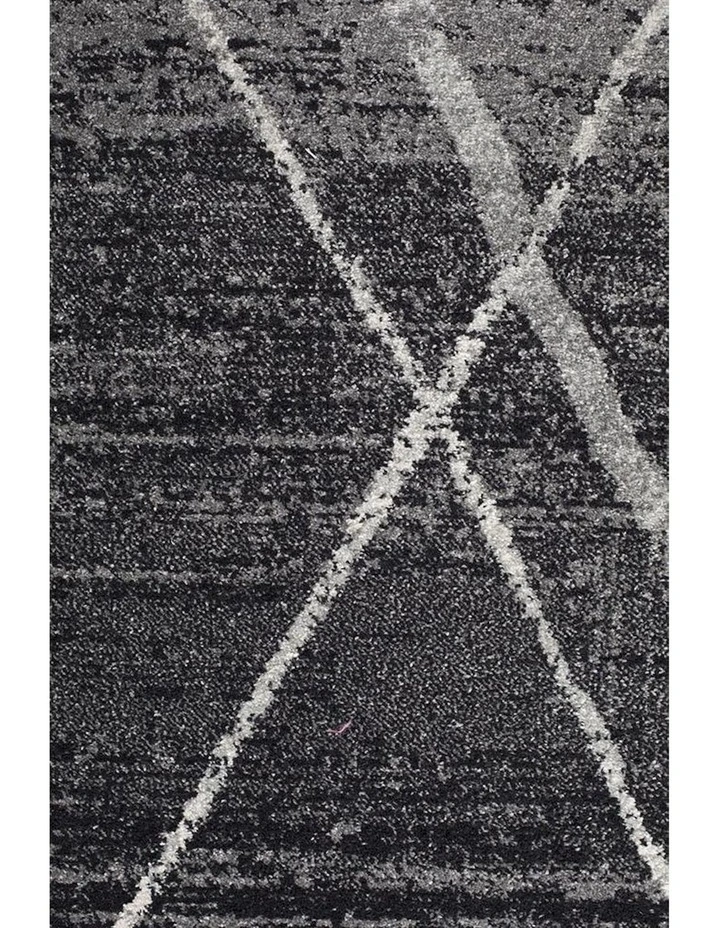 Rug Culture 28kg Oasis Noah Contemporary Rug In Charcoal image 4