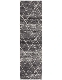 Oasis Noah Contemporary Rug in Charcoal