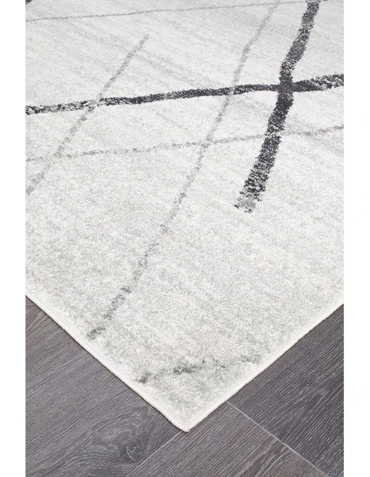 Oasis Noah Contemporary Rug in Grey image 5