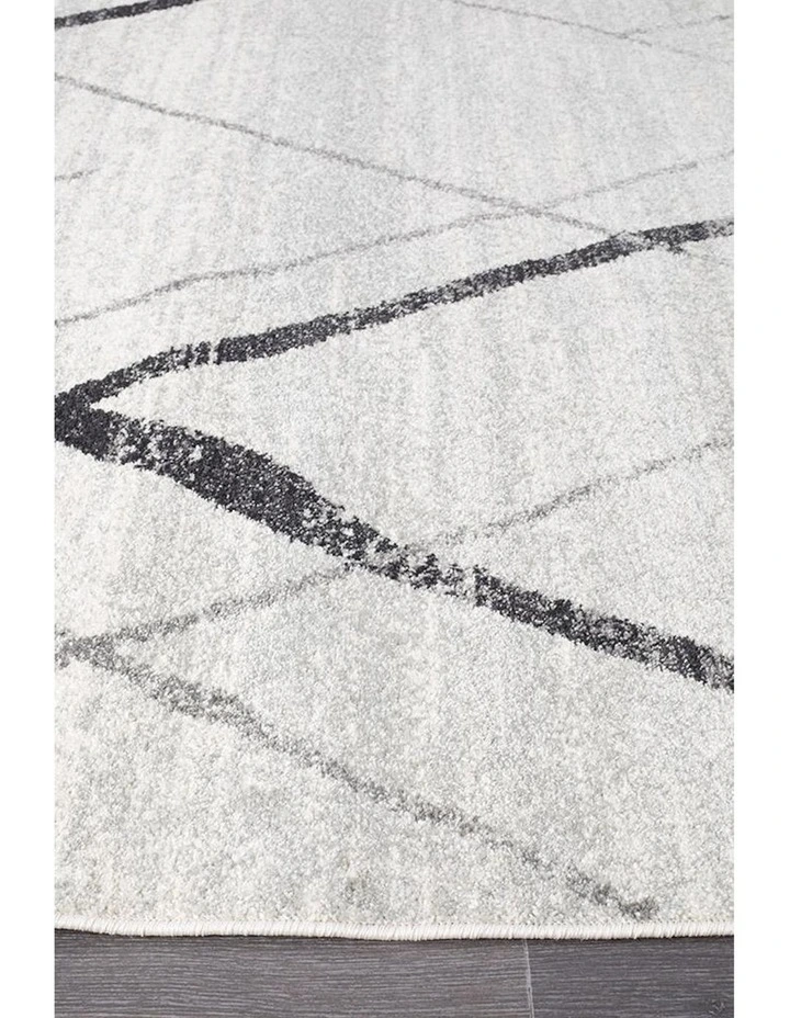 Oasis Noah Contemporary Rug in Grey image 6