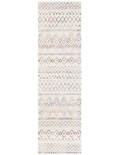 Oasis Nadia Rustic Tribal Runner Rug in Multi