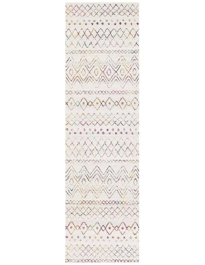 Oasis Nadia Rustic Tribal Runner Rug in Multi image 1