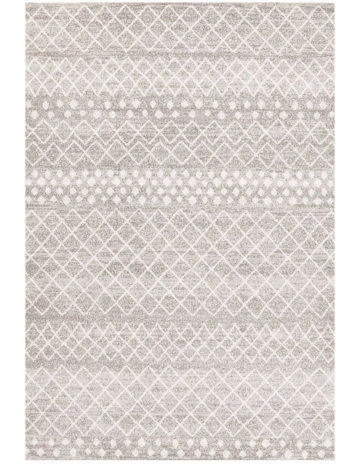 Oasis Selma Tribal Rug in Silver image 1