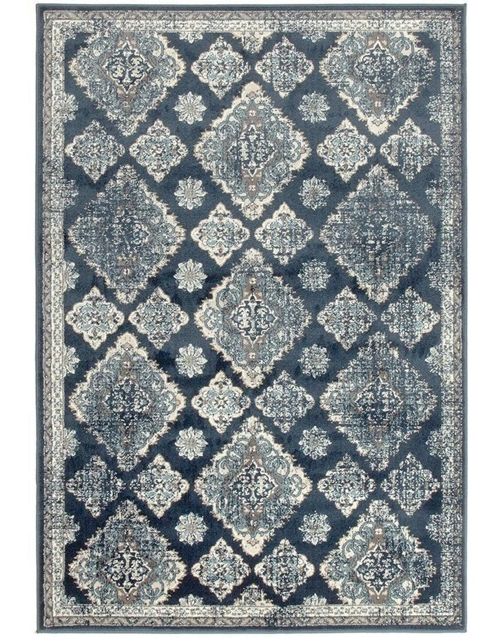 Rug Culture 20kg Oxford Mayfair Timeline Rug In Navy image 3