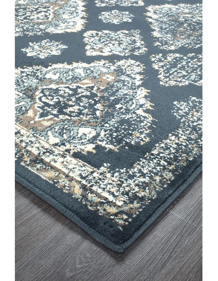 Rug Culture 20kg Oxford Mayfair Timeline Rug In Navy image 5