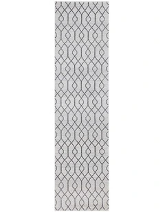 Paradise Hailey Runner Rug in Grey