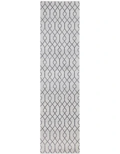 Paradise Hailey Runner Rug in Grey