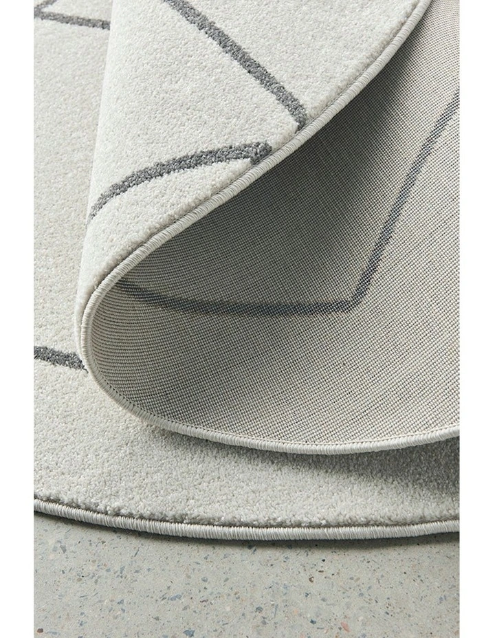 Paradise Lola Round Rug in White image 6