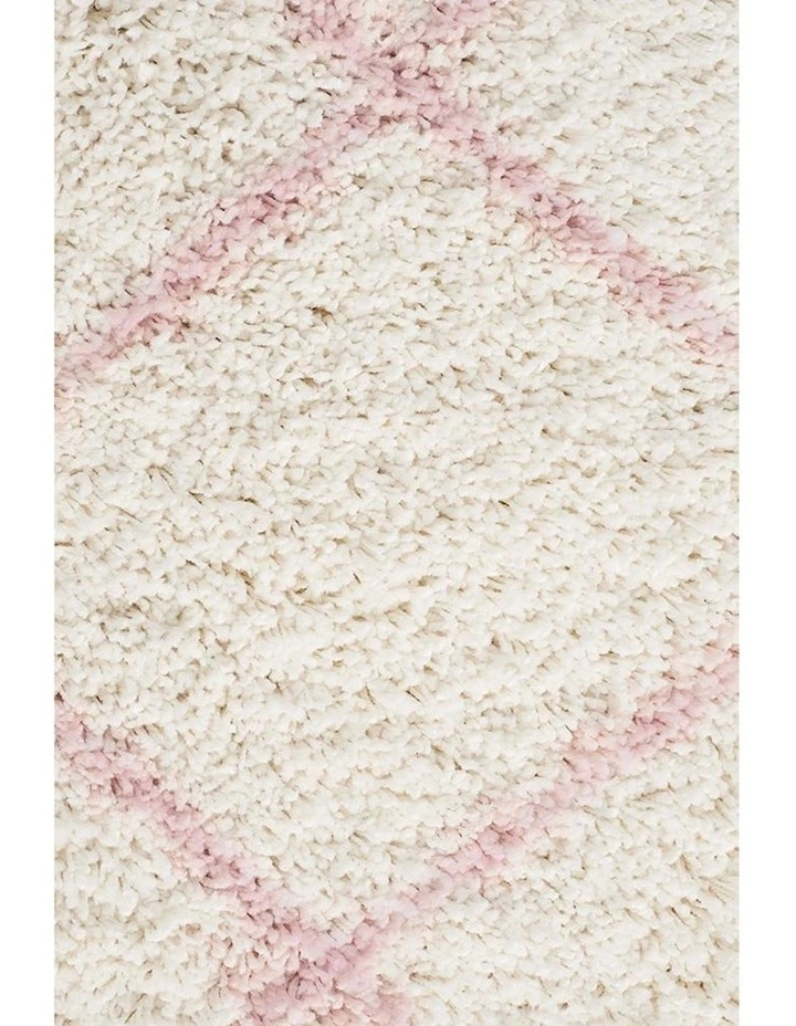 Rug Culture Saffron 22 Runner Rug In White/Pink image 6