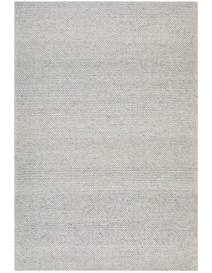 Rug Culture Studio Oskar Felted Wool Striped Rug in Grey image 1