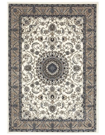Rug Culture Sydney Collection Classic Rug In White/Blue | MYER