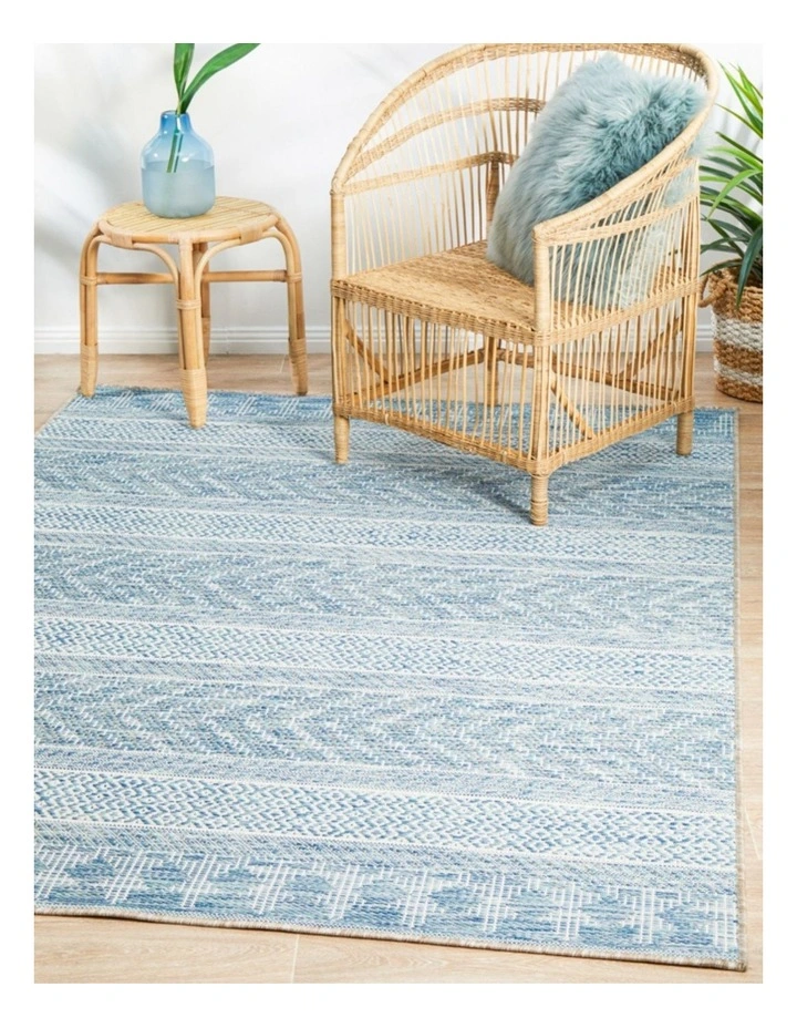 Rug Culture 12kg Terrace Rug 5505 In Blue image 2