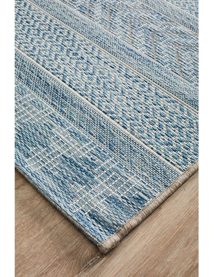 Rug Culture 3kg Terrace Rug 5505 In Blue image 3