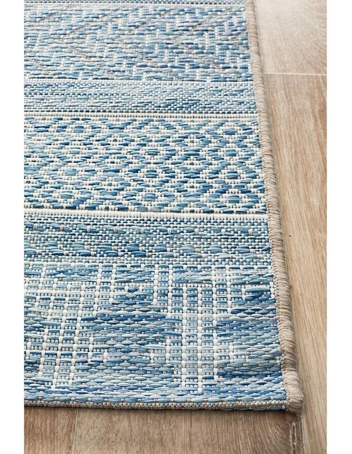 Rug Culture 3kg Terrace Rug 5505 In Blue image 4