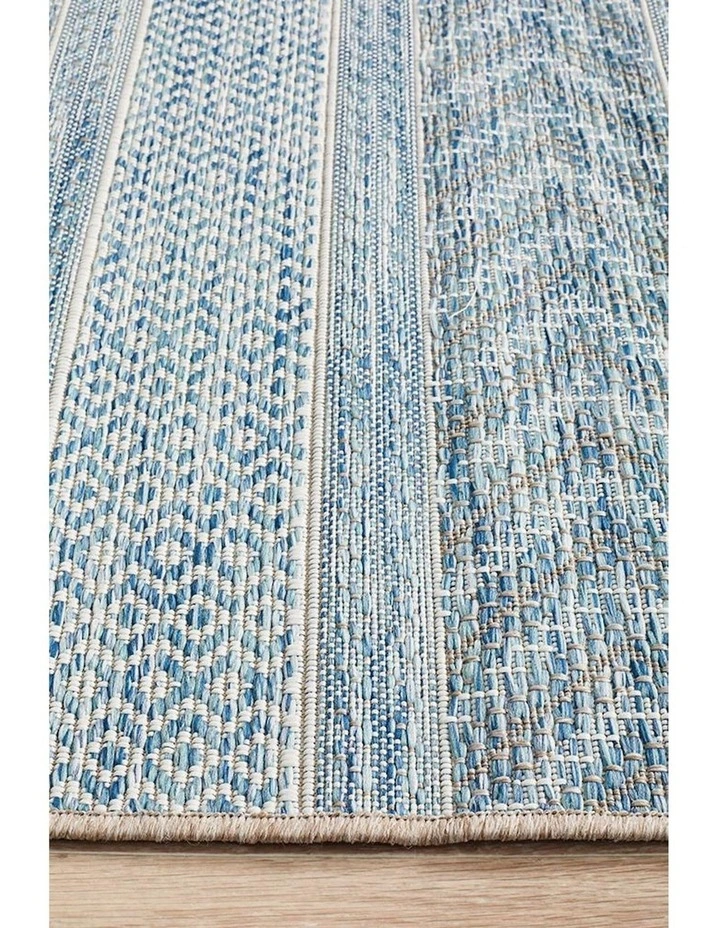 Rug Culture 3kg Terrace Rug 5505 In Blue image 5