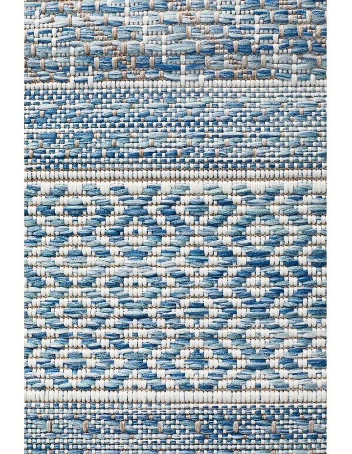 Rug Culture 3kg Terrace Rug 5505 In Blue image 6