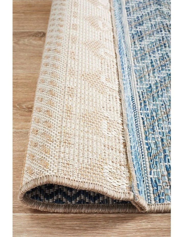 Rug Culture 3kg Terrace Rug 5505 In Blue image 7
