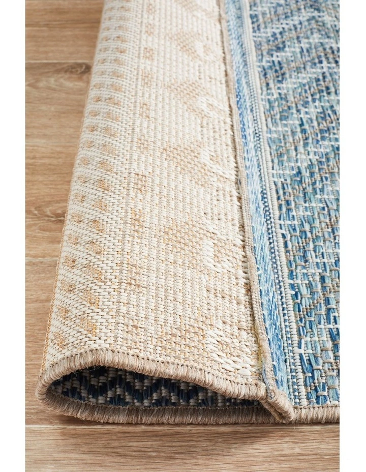 Rug Culture 3kg Terrace Rug 5505 In Blue image 7