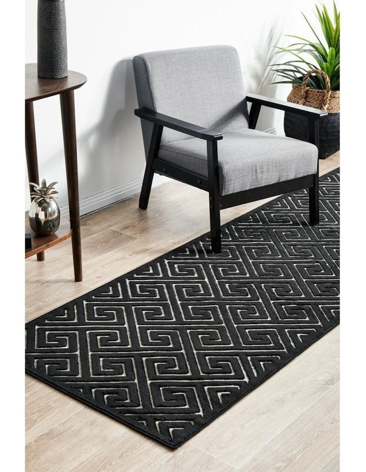 York Alice Rug in Black image 3