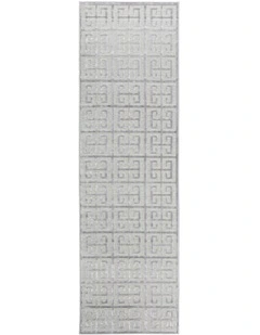 York Brenda Rug in Silver