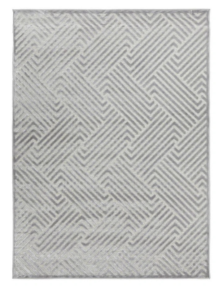 Rug Culture 18kg York Cindy Rug in Silver image 1
