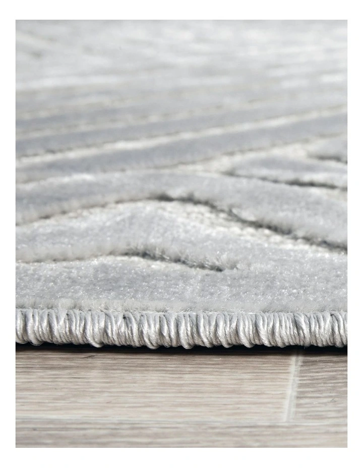 Rug Culture 18kg York Cindy Rug in Silver image 5