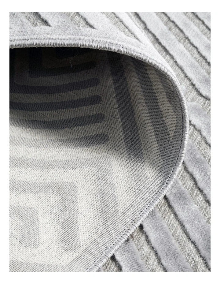 Rug Culture 18kg York Cindy Rug in Silver image 7