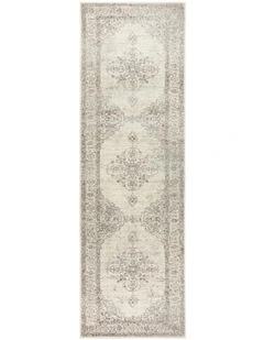Century 977 Runner Rug in Silver
