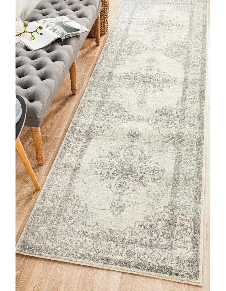 Century 977 Runner Rug in Silver image 2