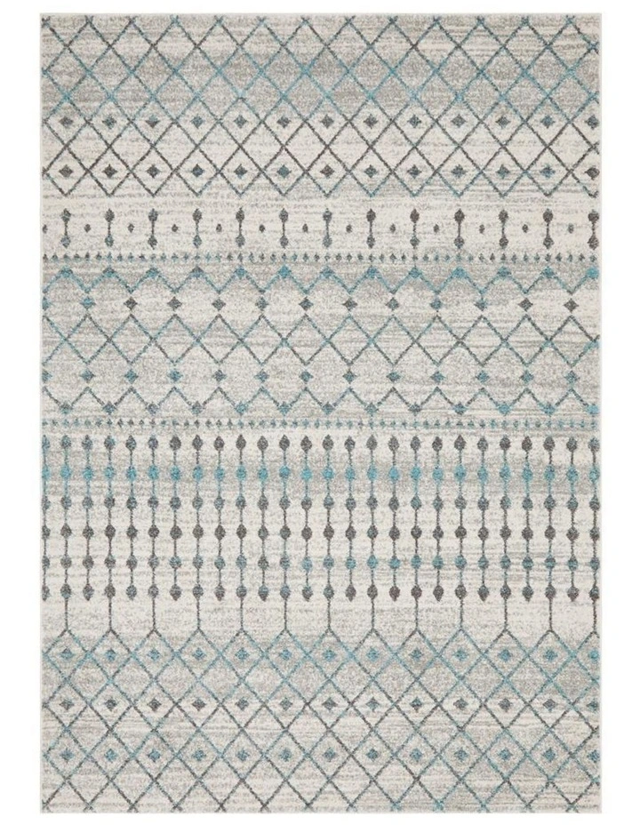 Evoke Slate Transitional Rug in Silver image 1
