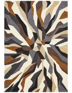 Matrix Pure Wool 903 Fossil Rug in Multi