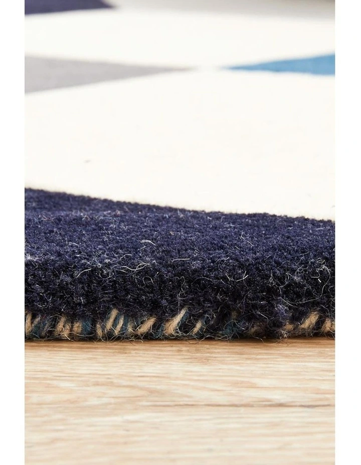 Matrix Pure Wool 904 Round Rug in Steel image 7
