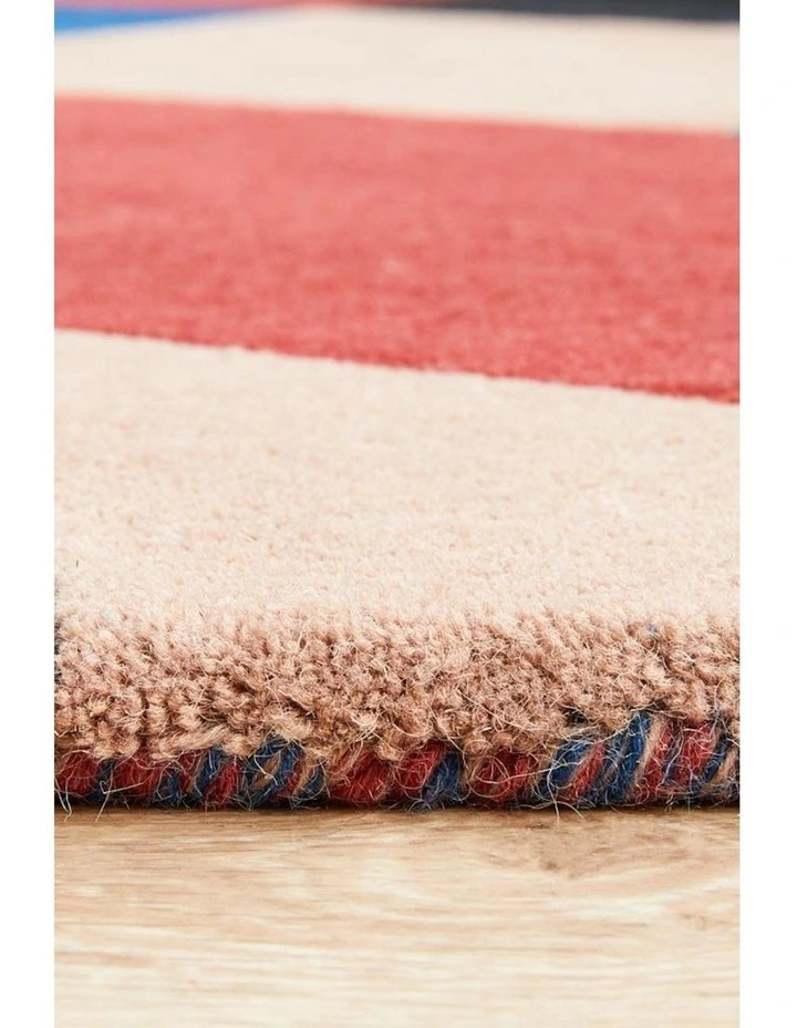 Matrix Pure Wool 904 Sunset Round Rug in Multi image 7