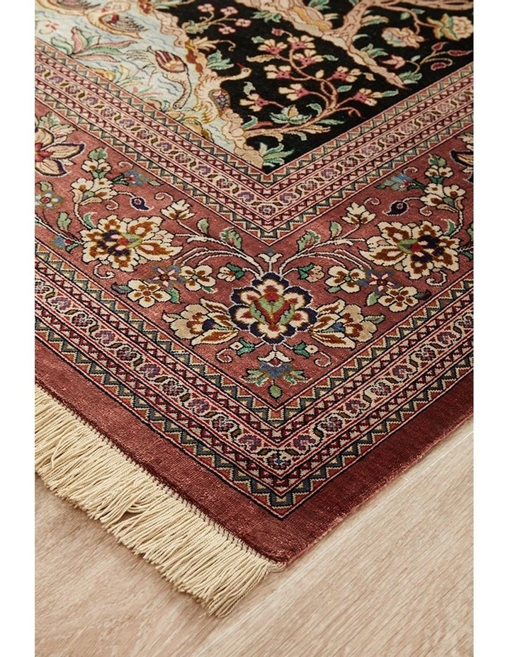Handknotted Persian Qum Rug 205X130cm image 2