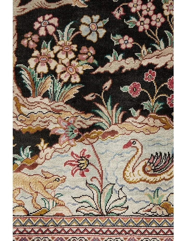 Handknotted Persian Qum Rug 205X130cm image 5