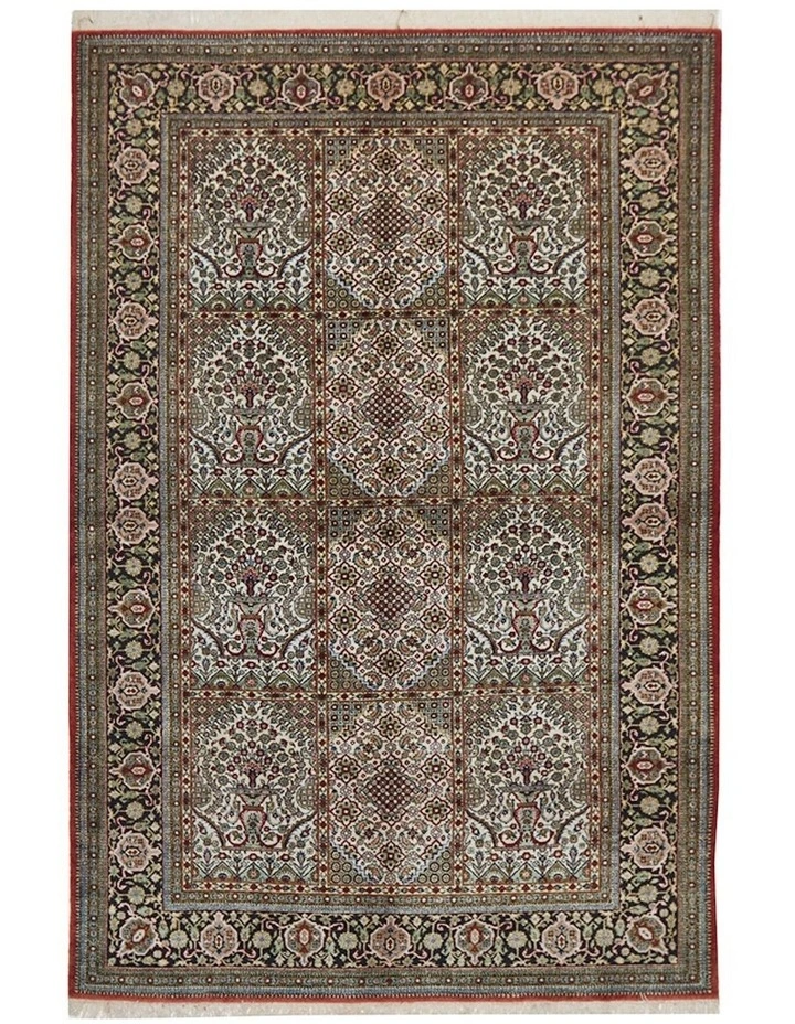 Persian Handmade Qum Silk Antique Rug 214X137cm image 1