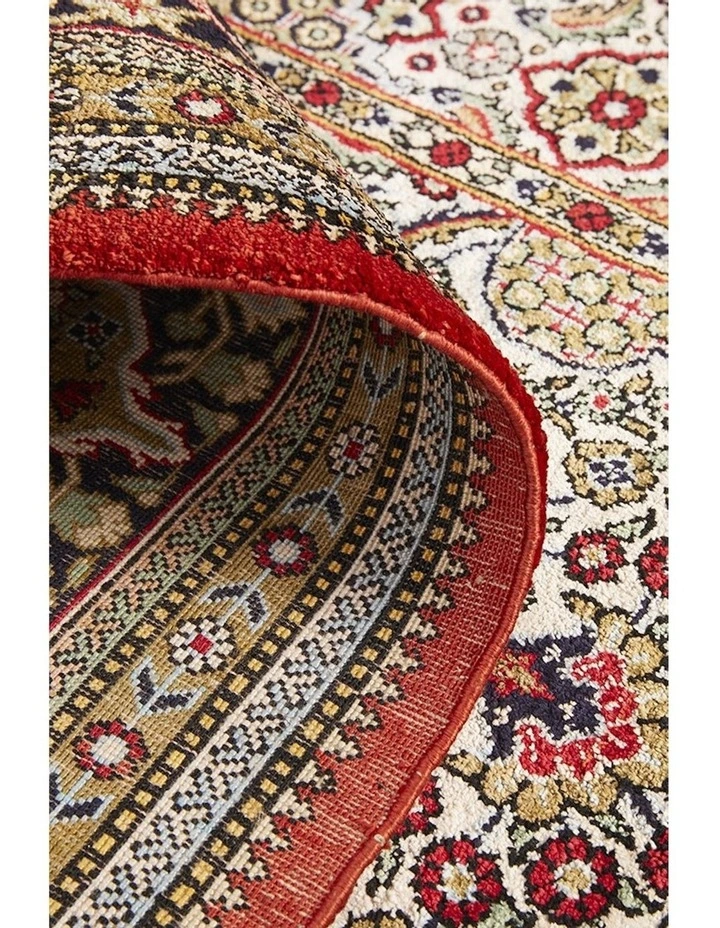 Persian Handmade Qum Silk Antique Rug 214X137cm image 7