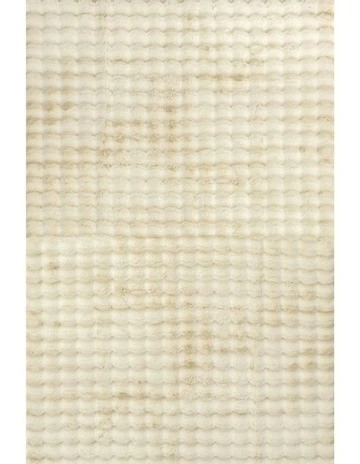 Bubble Machine Washable Rug in Natural