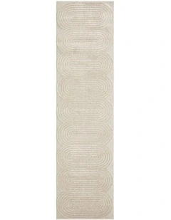 Lotus Carl Runner Rug in Beige
