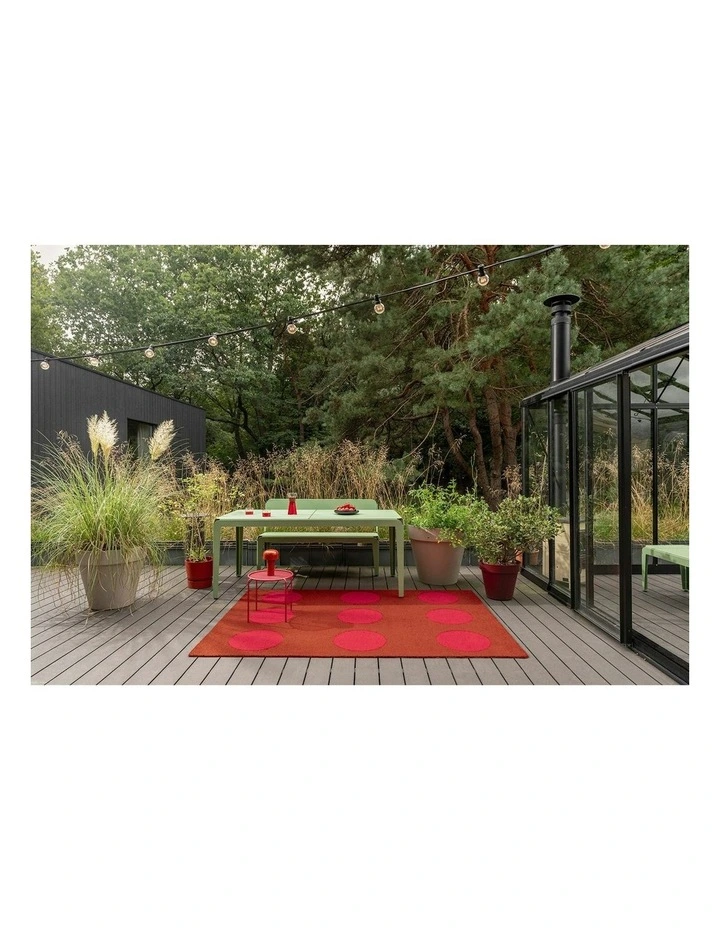 Habitat Festival Dots 495800 Outdoor Rug in Red image 2
