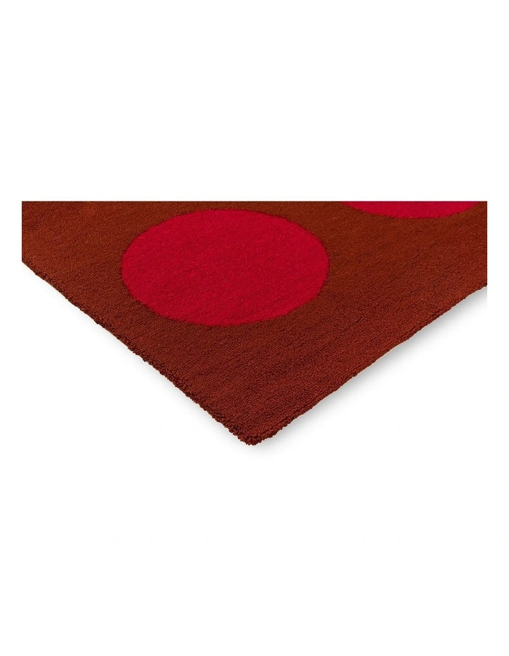 Habitat Festival Dots 495800 Outdoor Rug in Red image 6