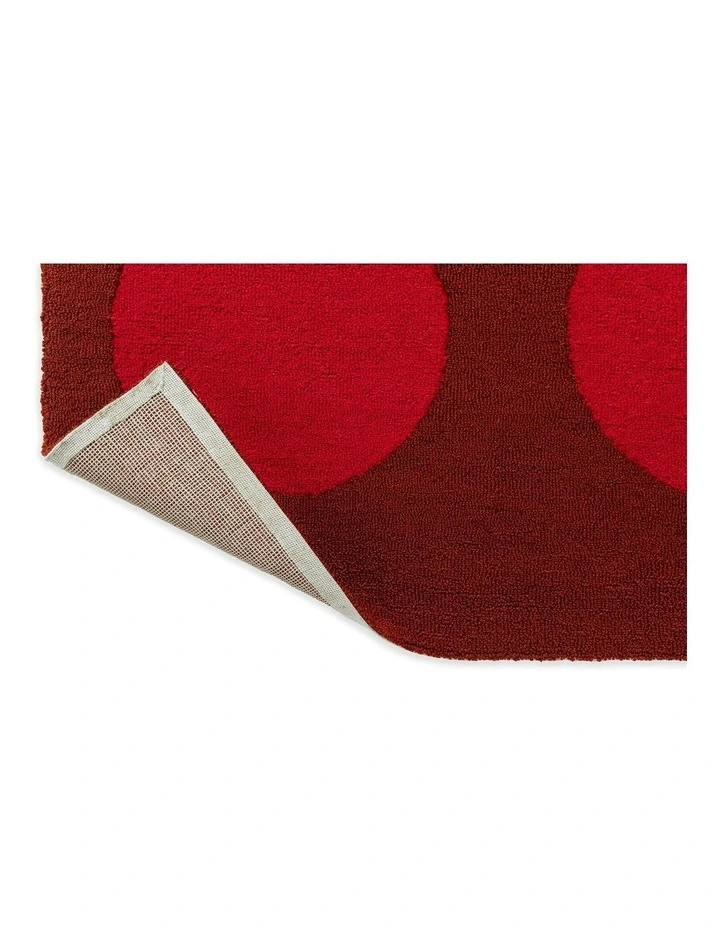 Habitat Festival Dots 495800 Outdoor Rug in Red image 7