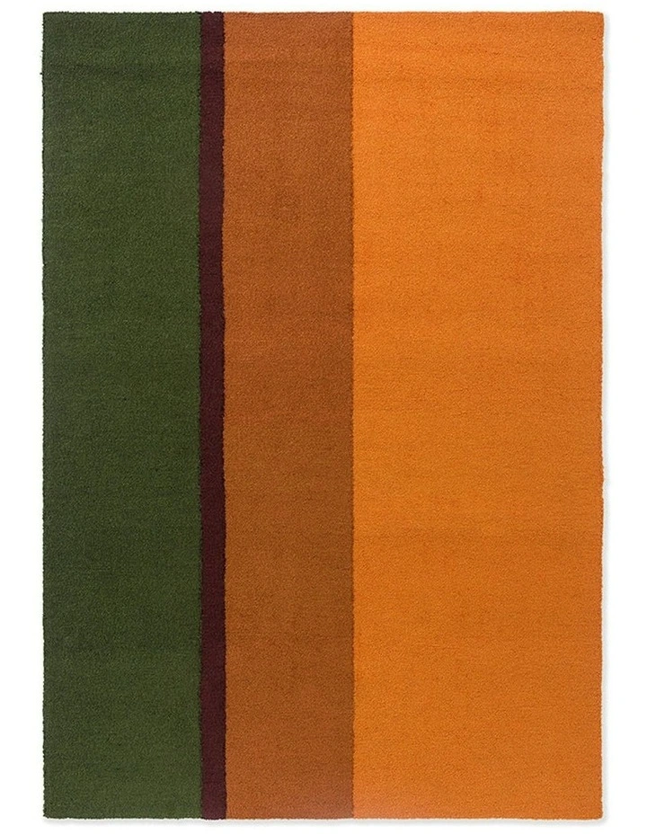 Habitat Festival Stripe 496513 Outdoor Rug in Orange image 1