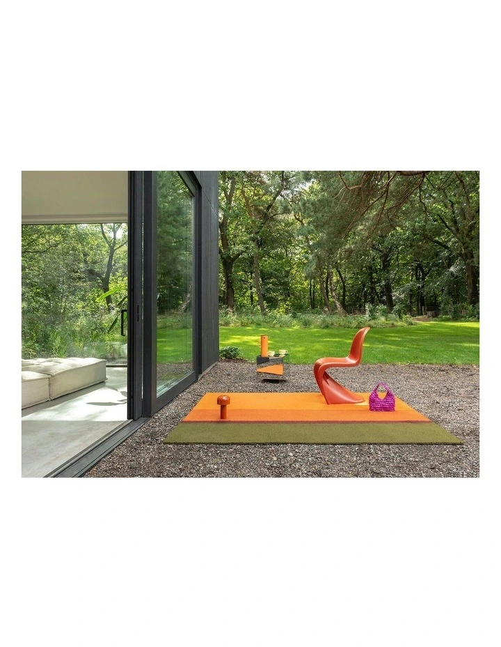 Habitat Festival Stripe 496513 Outdoor Rug in Orange image 2